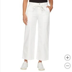 Hudson Women’s Wide Leg Belted Jean